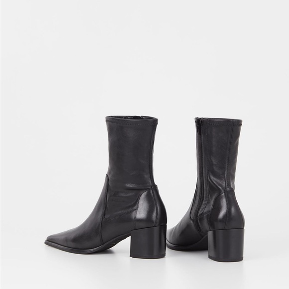 Vagabond Shoemakers Women's Giselle Pointed Toe Block Heel Booties - Picture 3 of 5